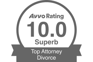 Avvo Rating 10 / Top Attorney Divorce - Badge